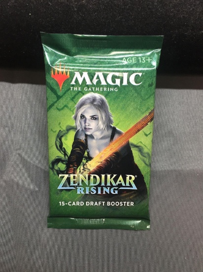 Sealed Pack Magic the Gathering ZENDIKAR RISING 15-Card Draft Booster Pack - BRAND NEW!