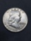 1962-D United States Franklin Half Dollar - 90% Silver Coin - 0.361 ASW