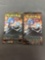 Lot of 2 Factory Sealed Pokemon XY Steam Siege 10 Card Booster Packs