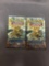 Lot of 2 Factory Sealed Pokemon XY Steam Siege 10 Card Booster Packs