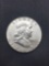 1963 United States Franklin Half Dollar - 90% Silver Coin - 0.361 ASW