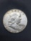 1962 United States Franklin Half Dollar - 90% Silver Coin - 0.361 ASW