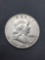 1954-D United States Franklin Half Dollar - 90% Silver Coin - 0.361 ASW