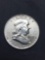 1957-D United States Franklin Half Dollar - 90% Silver Coin - 0.361 ASW