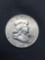 1957-D United States Franklin Half Dollar - 90% Silver Coin - 0.361 ASW