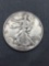 1947-D United States Walking Liberty Half Dollar - 90% Silver Coin - 0.361 ASW