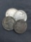 Lot of 4 United States Buffalo Nickels from PAWN SHOP