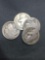 Lot of 4 United States Buffalo Nickels from PAWN SHOP