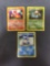 Base Set Unlimited Starter Evolutions 3 Pokemon Card Lot - Charmeleon Wartortle Ivysaur