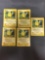 5 Count Lot of PIKACHU JUNGLE Pokemon Cards 60/64 - Red Cheeks Starter - Iconic Art