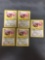 ORIGINAL EEVEE POKEMON CARD X5 - Eeveelution Starter RARE - 51/64 Jungle Common