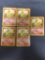 5 Count Lot of CHARMANDER Base Set Fire Starter Pokemon Cards 46/102 Common