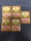 5 Count Lot of CHARMANDER Base Set Fire Starter Pokemon Cards 46/102 Common