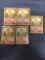 5 Count Lot of CHARMANDER Base Set Fire Starter Pokemon Cards 46/102 Common