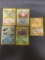 Vintage Lot of 5 Wizards of the Coast WOTC Pokemon Holo Holofoil Trading Cards