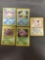 Vintage Lot of 5 Wizards of the Coast WOTC Pokemon Holo Holofoil Trading Cards