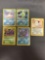 Vintage Lot of 5 Wizards of the Coast WOTC Pokemon Holo Holofoil Trading Cards