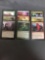 9 Count Lot of Magic the Gathering Gold Symbol Rare Cards from Collection - Unresearche