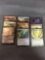 9 Count Lot of Magic the Gathering Gold Symbol Rare Cards from Collection - Unresearche