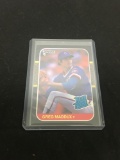 1987 Donruss #36 GREG MADDUX Cubs Braves ROOKIE Baseball Card