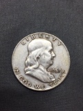 1959-D United States Franklin Half Dollar - 90% Silver Coin - 0.361 ASW