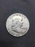 1948 United States Franklin Half Dollar - 90% Silver Coin - 0.361 ASW