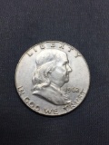 1962-D United States Franklin Half Dollar - 90% Silver Coin - 0.361 ASW