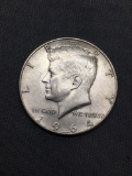 1964-D United States Kennedy Half Dollar - 90% Silver Coin - 0.361 ASW