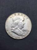 1963-D United States Franklin Half Dollar - 90% Silver Coin - 0.361 ASW