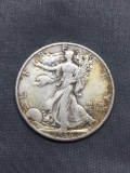 1936-D United States Walking Liberty Half Dollar - 90% Silver Coin - 0.361 ASW