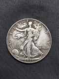 1946 United States Walking Liberty Half Dollar - 90% Silver Coin - 0.361 ASW