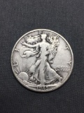 1945-D United States Walking Liberty Half Dollar - 90% Silver Coin - 0.361 ASW