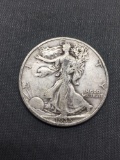 1935 United States Walking Liberty Half Dollar - 90% Silver Coin - 0.361 ASW