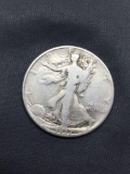 1937-D United States Walking Liberty Half Dollar - 90% Silver Coin - 0.361 ASW