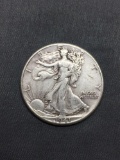 1941 United States Walking Liberty Half Dollar - 90% Silver Coin - 0.361 ASW