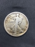 1917-S United States Walking Liberty Half Dollar - 90% Silver Coin - 0.361 ASW