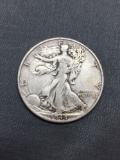 1944-S United States Walking Liberty Half Dollar - 90% Silver Coin - 0.361 ASW