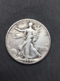 1934-S United States Walking Liberty Half Dollar - 90% Silver Coin - 0.361 ASW