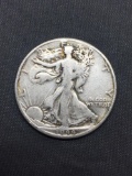 1944-D United States Walking Liberty Half Dollar - 90% Silver Coin - 0.361 ASW