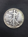 1941-S United States Walking Liberty Half Dollar - 90% Silver Coin - 0.361 ASW