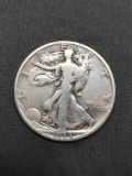 1933-S United States Walking Liberty Half Dollar - 90% Silver Coin - 0.361 ASW