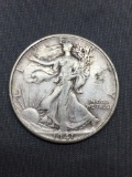 1941 United States Walking Liberty Half Dollar - 90% Silver Coin - 0.361 ASW