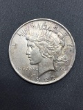 1922 United States Peace Silver Dollar - 90% Silver Coin