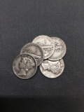 Random Date US Mercury Dime from DISCOVERED SAFE ROLL - 90% Silver - TIMES THE MONEY