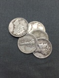 Random Date US Mercury Dime from DISCOVERED SAFE ROLL - 90% Silver - TIMES THE MONEY