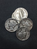 Random Date US Mercury Dime from DISCOVERED SAFE ROLL - 90% Silver - TIMES THE MONEY