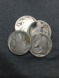 Lot of 4 United States Buffalo Nickels from PAWN SHOP