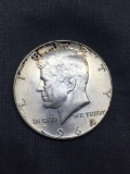 1964-D United States Kennedy Half Dollar - 90% Silver Coin - 0.361 ASW