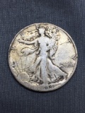 1944-D United States Walking Liberty Half Dollar - 90% Silver Coin - 0.361 ASW