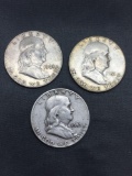 Random Date Franklin United States 90% Silver Half Dollar - 90% Silver Coin (TIMES THE BID)
